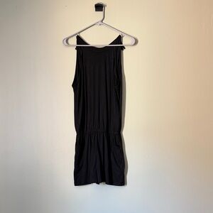Black Sleeveless Romper